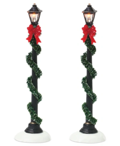 Department Five Set Of 2 Small Town Street Lamps
