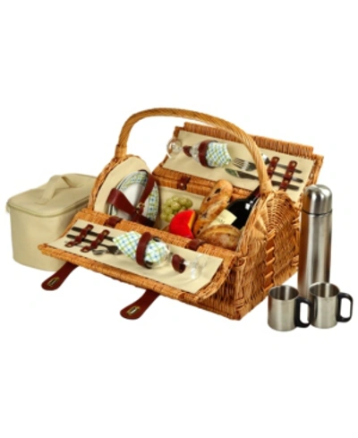 Picnic At Ascot Sussex Picnic Basket For Two In Multicolor