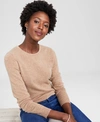 Charter Club Cashmere Sweater, In Regular And Petites, Created For Macy's In Heather Camel