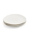 Portmeirion Sophie Conran Arbor Dinner Plates, Set Of 4 In Creamy White