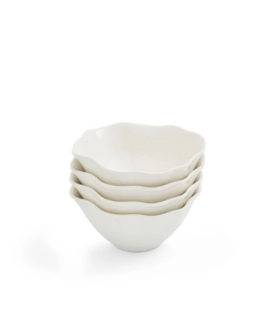 Portmeirion Sophie Conran Floret Creamy White All Purpose Bowl, Set Of 4