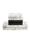 Nestl Bedding Printed Super Soft Deep Pocket 6 Pc. Sheet Set, Queen In Branches