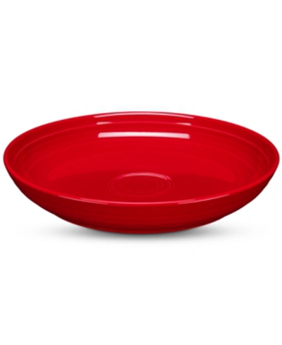 Fiesta 8.5" Luncheon/salad Bowl Plate In Scarlet