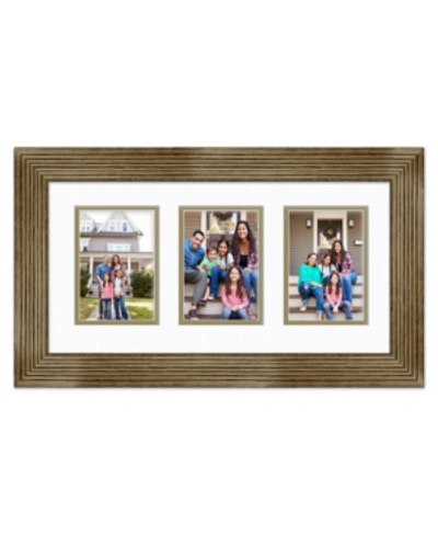 Courtside Market Organics Collection Collage Picture Frame, 20" X 10" In Barn Walnut