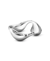 Georg Jensen Cobra Triple Bowl In Silver-tone