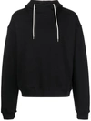 John Elliott Black Salt Wash Beach Hoodie In Black