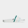 Adidas Originals Adidas Men's Originals Adilette Slide Sandals In White/halo Mint/wonder White