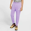 Nike Sportswear Club Fleece Jogger Pants In Violet Star/violet Star/white