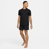 Nike Men's Dri-fit Active 2-in-1 Yoga Shorts In Black/grey
