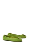 Tory Burch Minnie Travel Ballet Flat, Suede In Shiso
