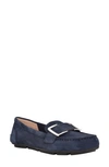 Calvin Klein Lydia Driving Shoe In Dark Blue