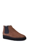 Amalfi By Rangoni Enrico Chelsea Boot In Castagno Cashmere Suede