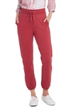 Nydj Cotton Blend French Terry Sweatpants In Boysenberry