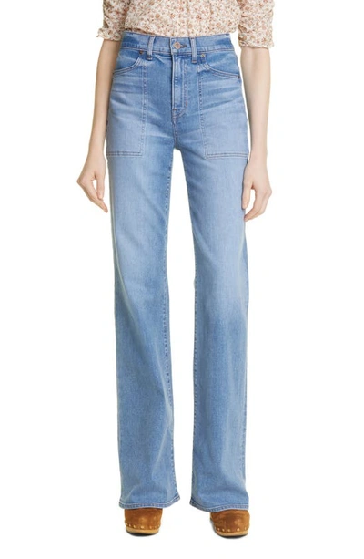 VERONICA BEARD CROSBIE WIDE LEG JEANS,J21084850827AM