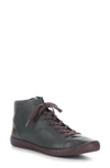 Softinos By Fly London Ibbi Lace-up Sneaker In Grey Supple Leather