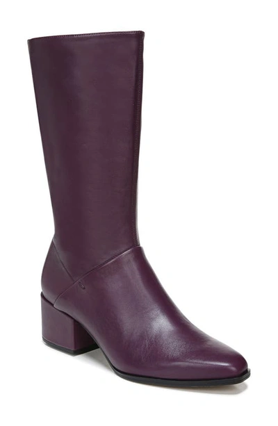 Franco Sarto Stevie Bootie In Plum Leather