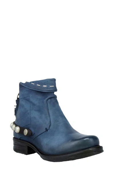 As98 Seifert Studded Bootie In Denim