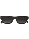 Anine Bing Otis Square-frame Sunglasses In Schwarz