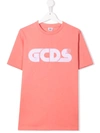 Gcds Logo-print T-shirt In 粉色