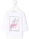 MARNI GIRAFFE-PRINT T-SHIRT