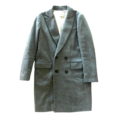 Pre-owned Mauro Grifoni Wool Coat In Grey