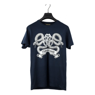 Pre-owned Roberto Cavalli T-shirt In Blue