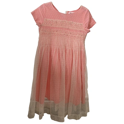 Pre-owned Bonpoint Kids' Silk Dress In Pink
