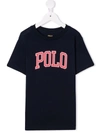 Polo Ralph Lauren Logo-print Cotton T-shirt In 蓝色