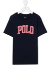 Polo Ralph Lauren Logo-print Cotton T-shirt In 蓝色