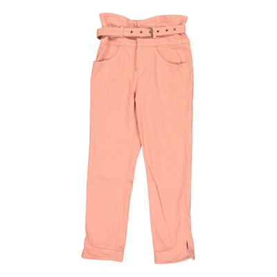 Pre-owned Isabel Marant Straight Jeans In Pink