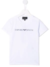 Emporio Armani Logo-print T-shirt In 白色