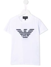 Emporio Armani Logo-print T-shirt In 白色