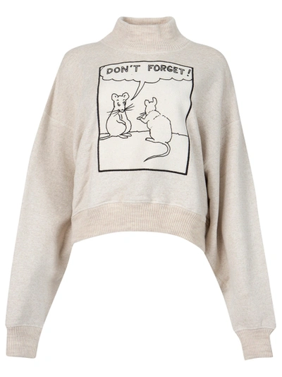 希少　LOEWE ロエベ　クロップド丈　スウェット　Joe Brainard Loewe + Joe Brainard Appliquéd Jersey Turtleneck Sweatshirt In