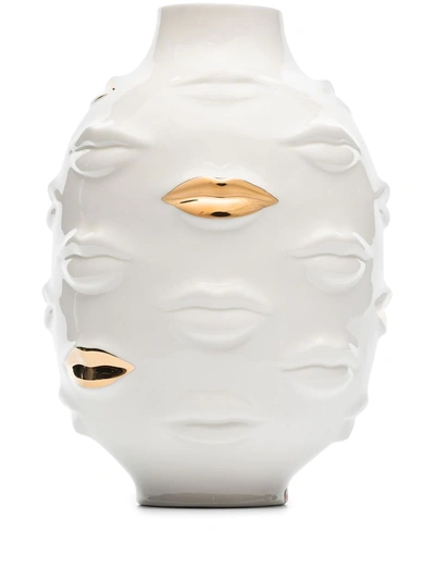 JONATHAN ADLER GILDED GALA PORCELAIN VASE