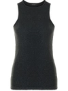 Low Classic Black Classic Tank Top In Grau