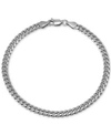 GIANI BERNINI CURB LINK CHAIN BRACELET IN 18K GOLD-PLATED STERLING SILVER, CREATED FOR MACY'S (ALSO IN SERLING SIL