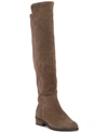 Lucky Brand Women's Calypso Wide-calf Crop Over-the-knee Boots Women's Shoes In Falcon