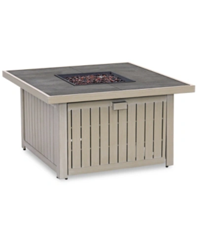 Furniture Closeout! Lakehouse Outdoor Square Fire Pit, Created For Macy's