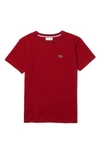 Lacoste Cotton T-shirt In Alizarin