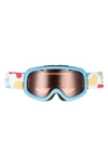 Smith Gambler 164mm Youth Fit Snow Goggles In Snorkel Marker Shapes / Rc36
