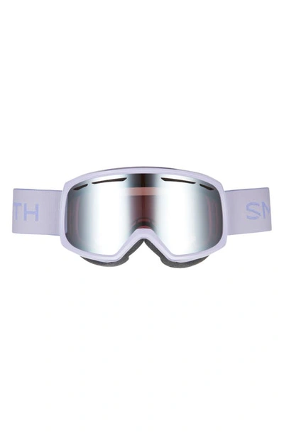 Smith Drift 180mm Snow Goggles In Lilac / Ignitor Mirror