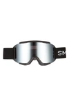 Smith Squad 180mm Chromapop™ Snow Goggles In Black Sun Platinum Mirror