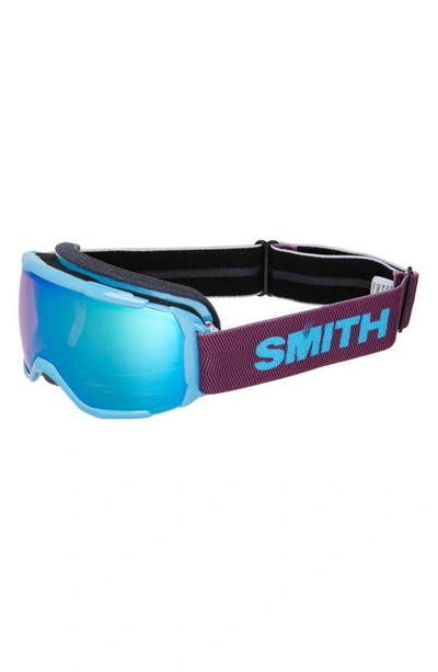 Smith Grom Snow Goggles In Snorkel Green Mirror
