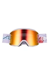 Smith Squad Xl 185mm Snow Goggles In Lilac Tropics Red