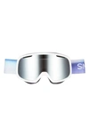Smith Riot 180mm Chromapop™ Snow/ski Goggles In Polar Vibrant Platinum