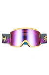 Smith Squad Xl 185mm Snow Goggles In Citrine Archive Violet