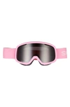 Smith Riot 180mm Chromapop™ Snow/ski Goggles In Flamingo / Chromapop Sun Black
