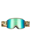 Smith Squad Xl 190mm Special Fit Snow Goggles In Alder Geo Camo Green
