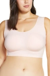 True & Co. . True Body Lift + Scoop Neck Wireless Bra In Retro Pink