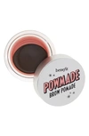 Benefit Cosmetics Benefit Powmade Waterproof Brow Pomade In 5 Warm Black-brown